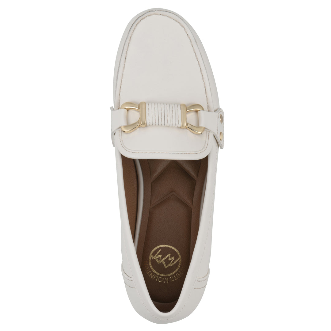 Wayside Loafer - White Faux Leather