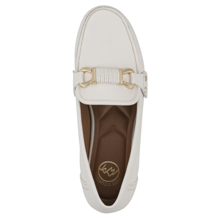 Wayside Loafer - White Faux Leather