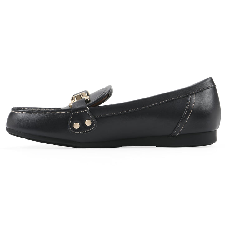 Wayside Loafer - Navy Faux Leather