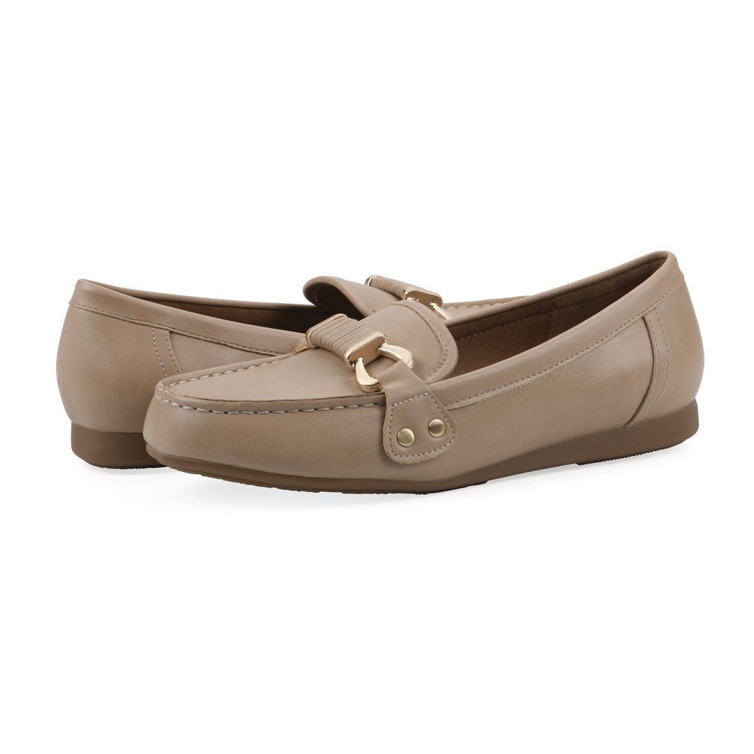 Wayside Loafer - Sand Faux Leather