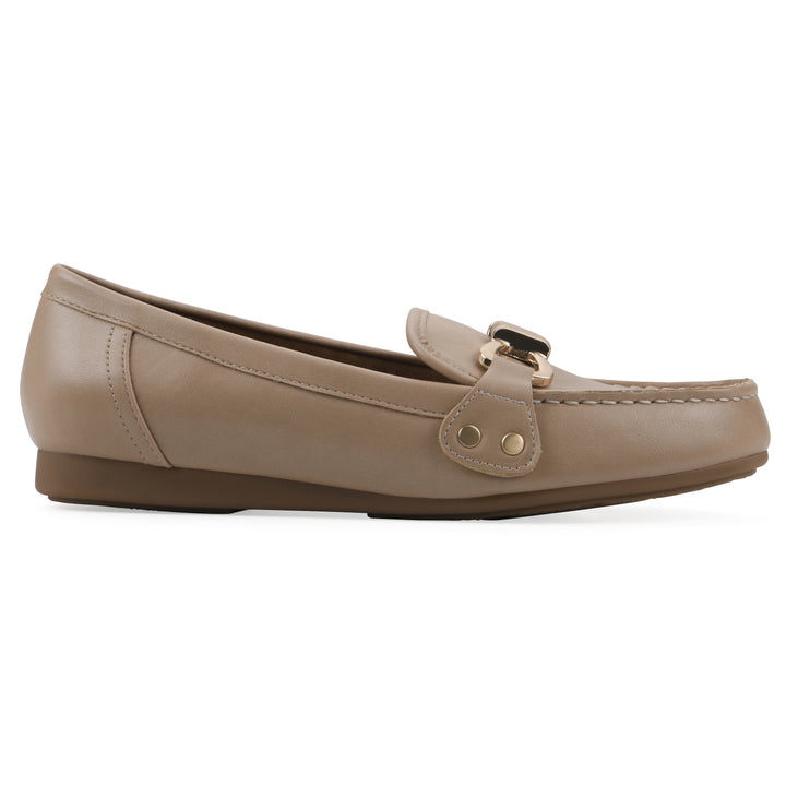 Wayside Loafer - Sand Faux Leather