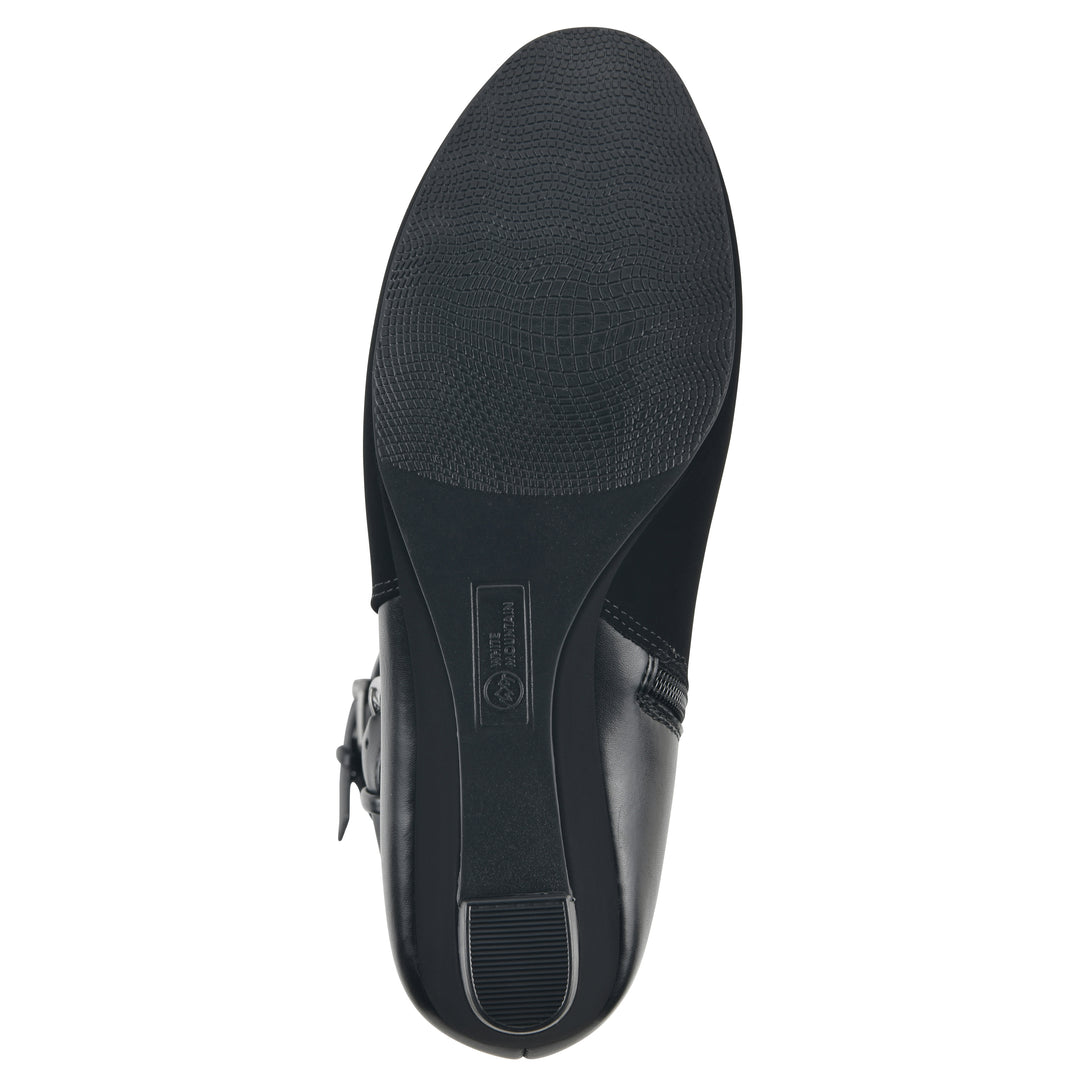 Cheers Tall Boot - Black Faux Leather