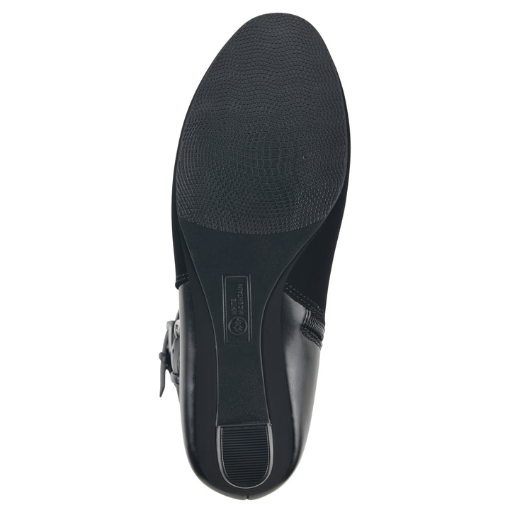 Cheers Tall Boot - Black Faux Leather