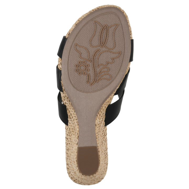 Atavi Wedge Sandal - Black