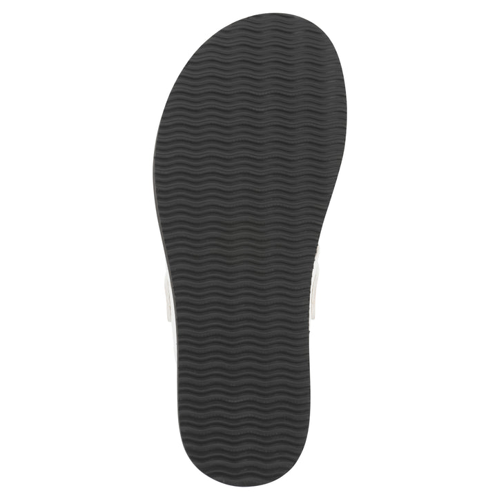 Malabar Footbeds Sandal - White Faux Leather