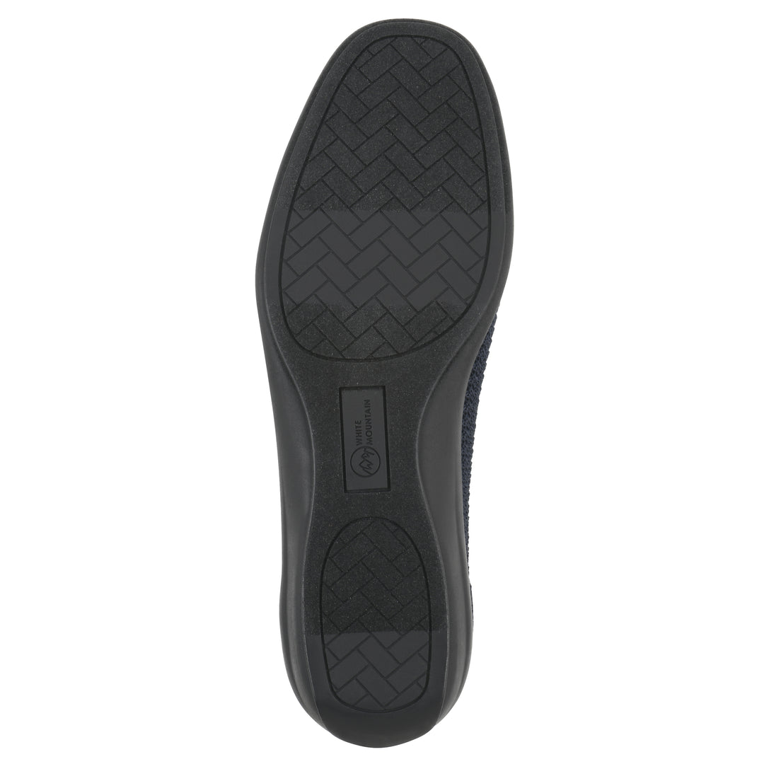 Florian Flat - Navy Knit Fabric
