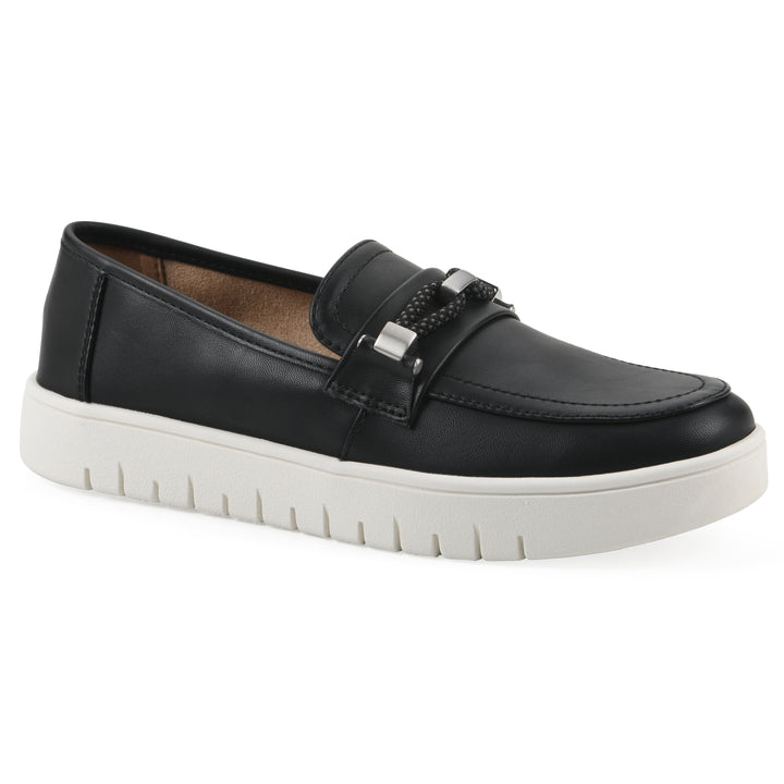 Naathan Recovery Loafer - Black Faux Leather