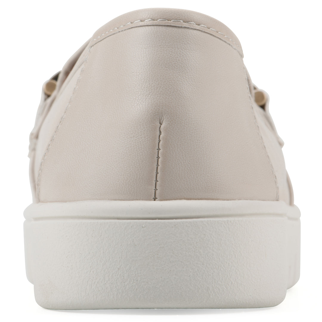 Naathan Recovery Loafer - Eggshell Faux Leather