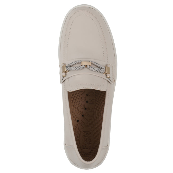 Naathan Recovery Loafer - Eggshell Faux Leather