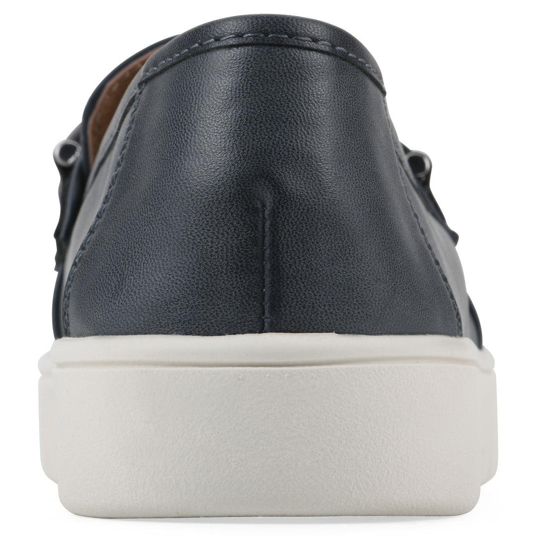 Naathan Recovery Loafer - Navy Faux Leather