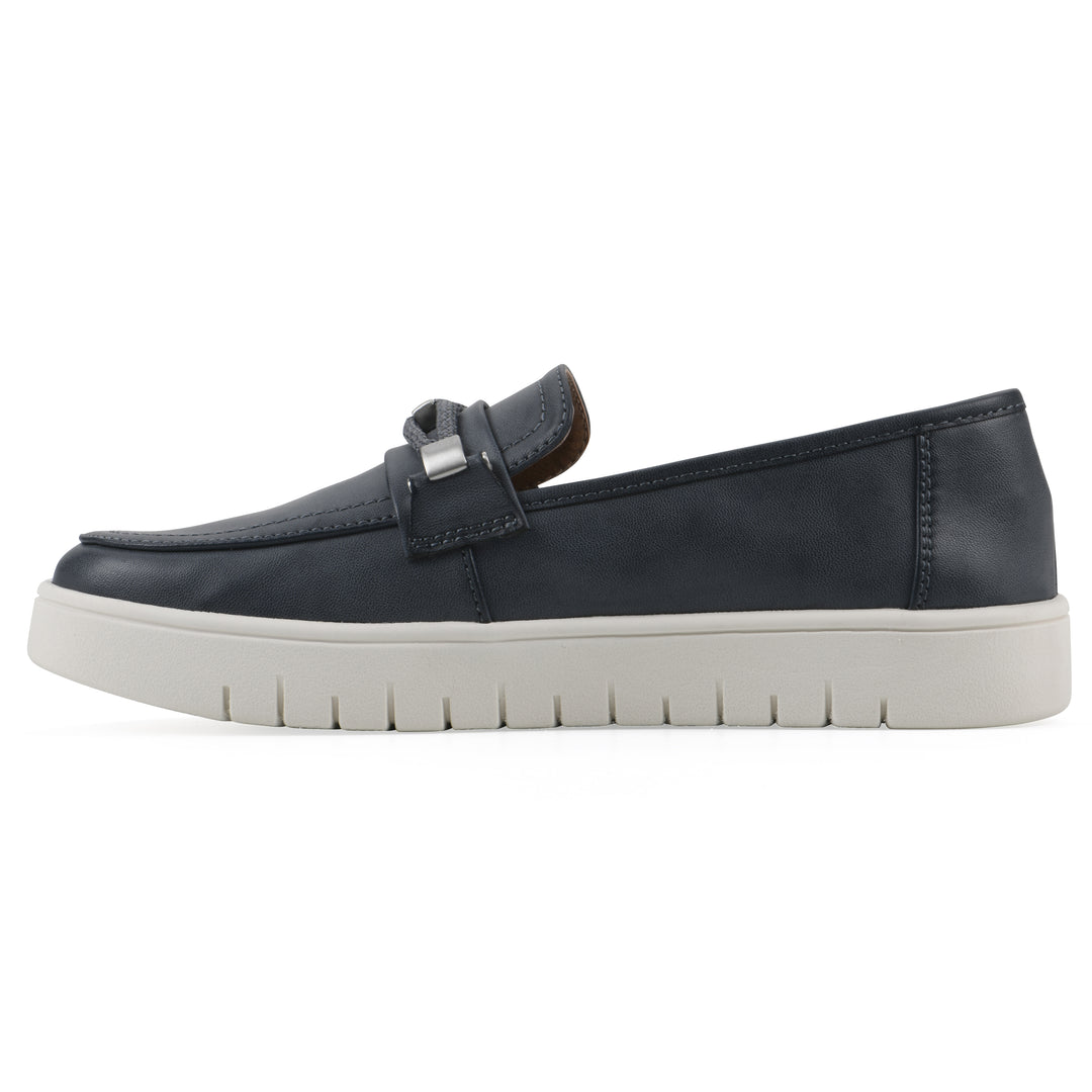 Naathan Recovery Loafer - Navy Faux Leather