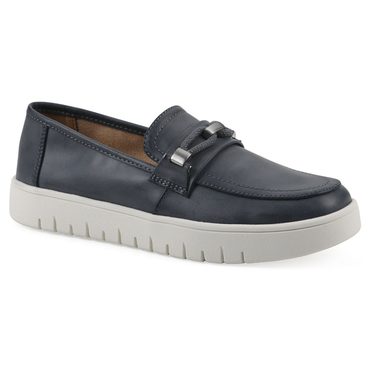 Naathan Recovery Loafer - Navy Faux Leather