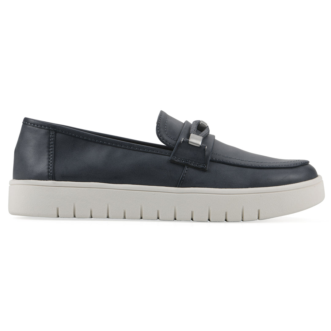 Naathan Recovery Loafer - Navy Faux Leather