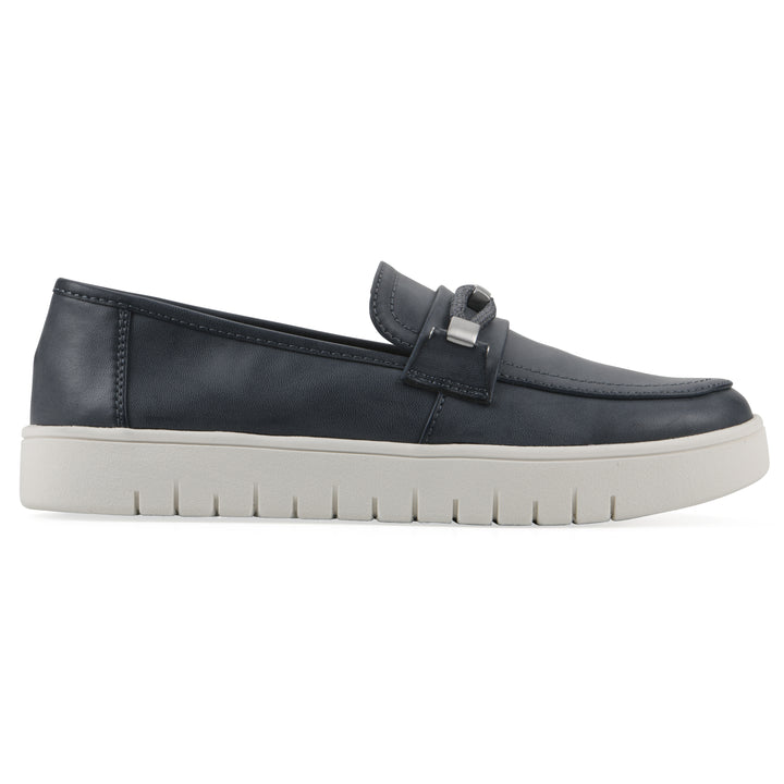Naathan Recovery Loafer - Navy Faux Leather