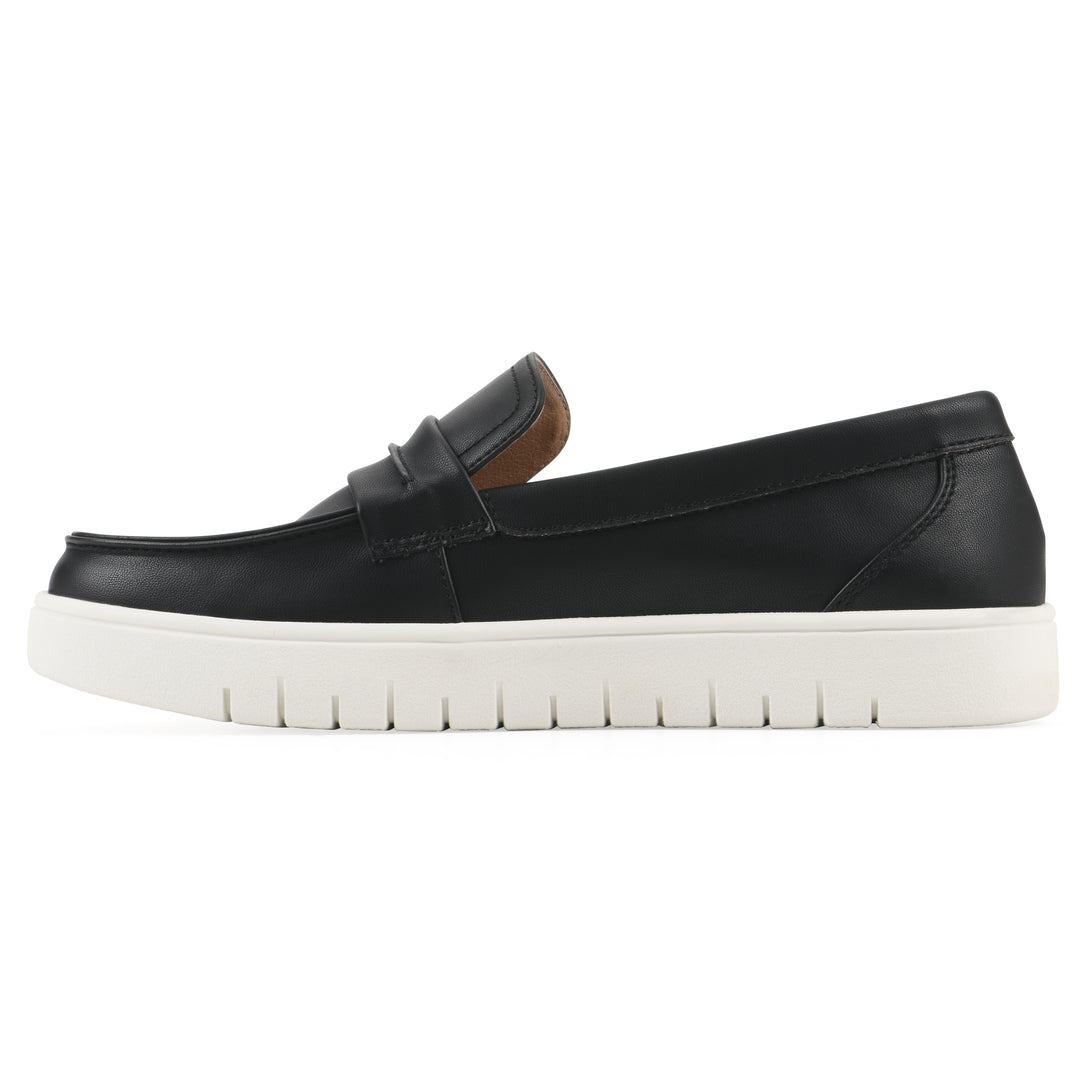 Nocci Recovery Loafer - Black Faux Leather