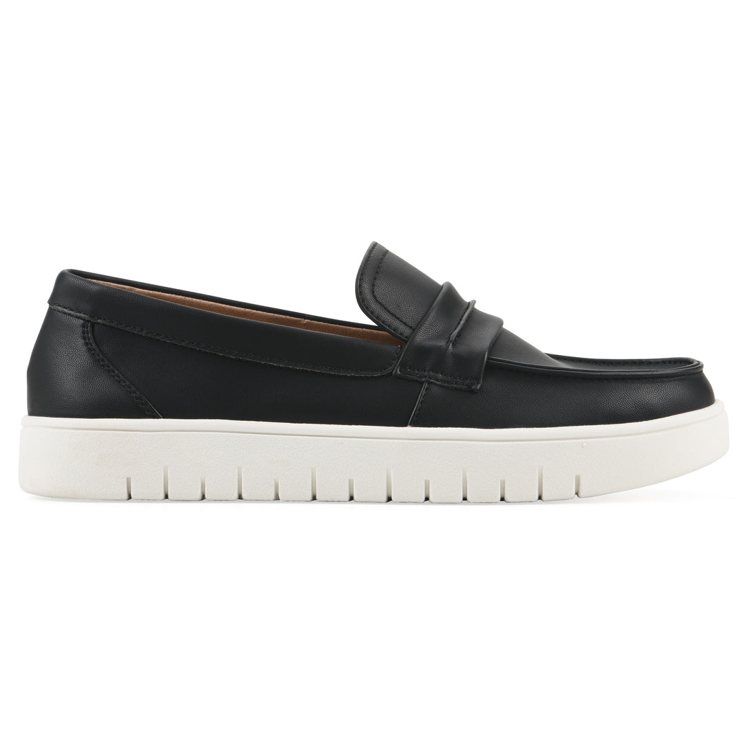 Nocci Recovery Loafer - Black Faux Leather