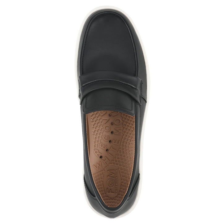 Nocci Recovery Loafer - Black Faux Leather