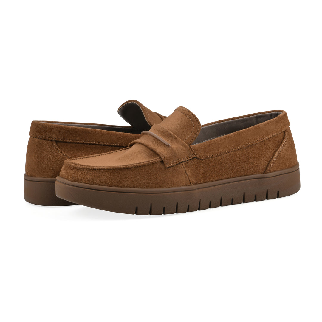 Nocci Recovery Loafer - Chestnut Faux Suede