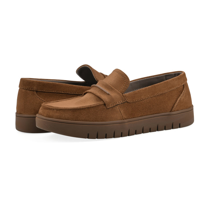 Nocci Recovery Loafer - Chestnut Faux Suede