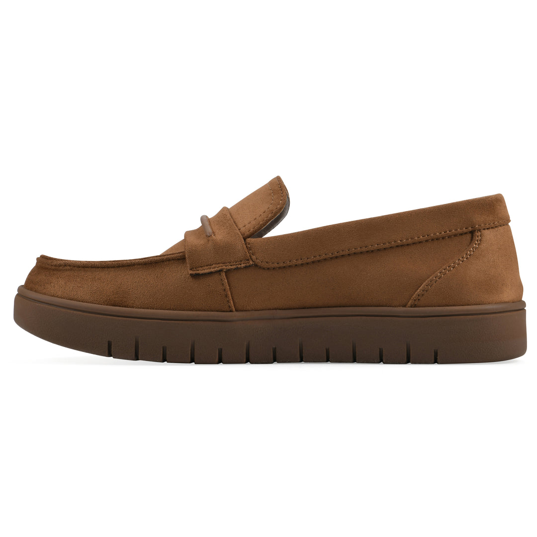 Nocci Recovery Loafer - Chestnut Faux Suede