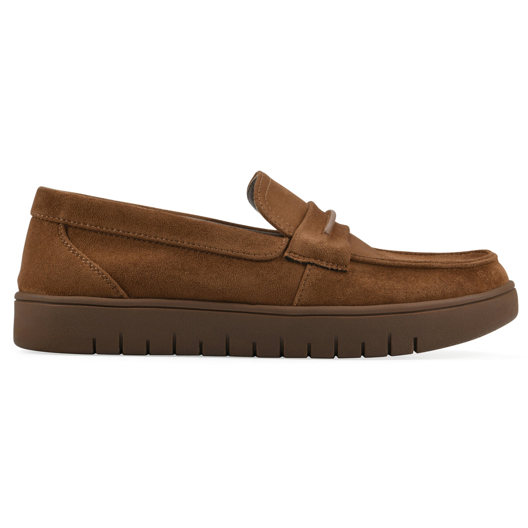 Nocci Recovery Loafer - Chestnut Faux Suede