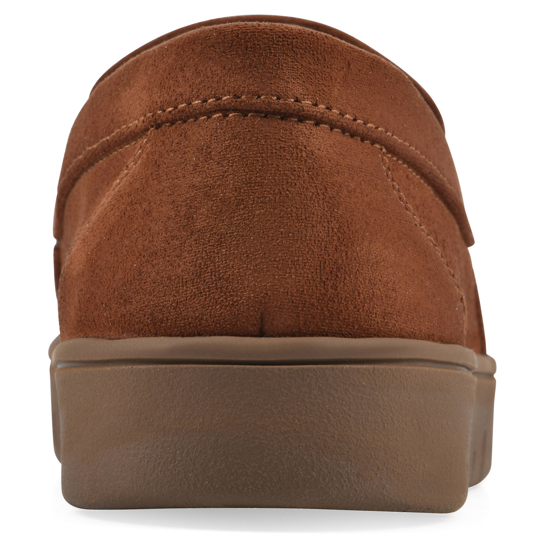 Nocci Recovery Loafer - Terracotta Faux Suede
