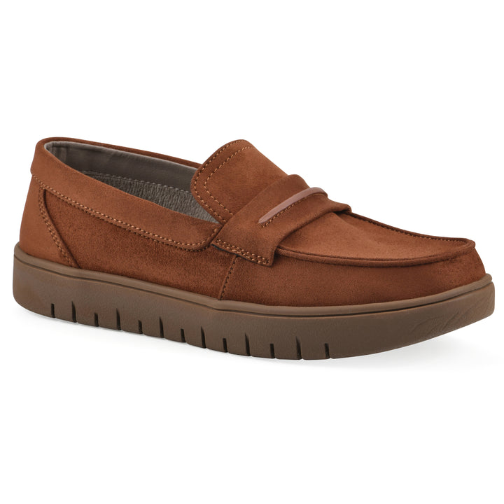 Nocci Recovery Loafer - Terracotta Faux Suede