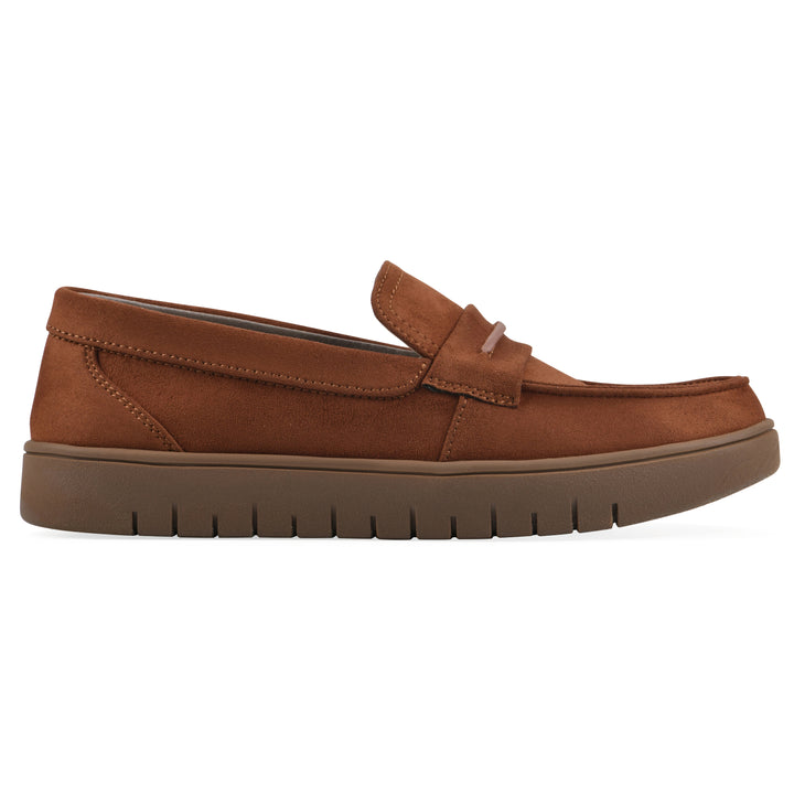 Nocci Recovery Loafer - Terracotta Faux Suede