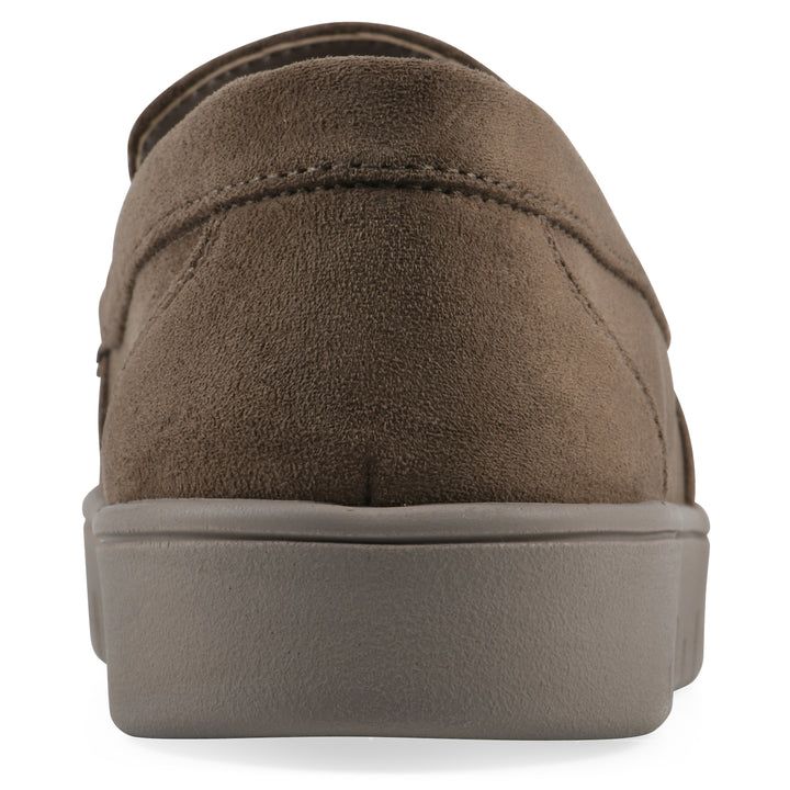 Nocci Recovery Loafer - Dark Taupe Faux Suede
