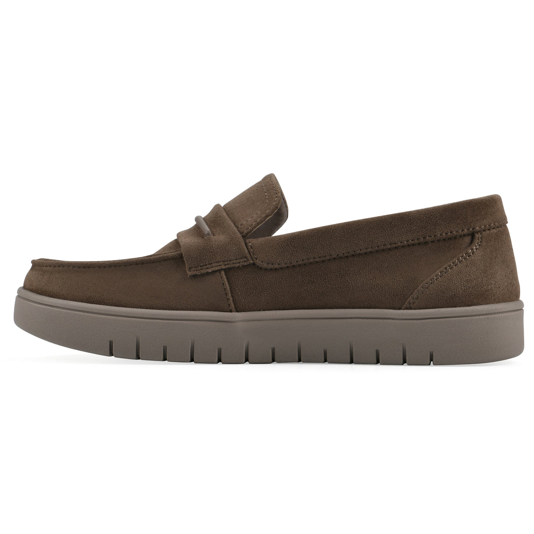 Nocci Recovery Loafer - Dark Taupe Faux Suede