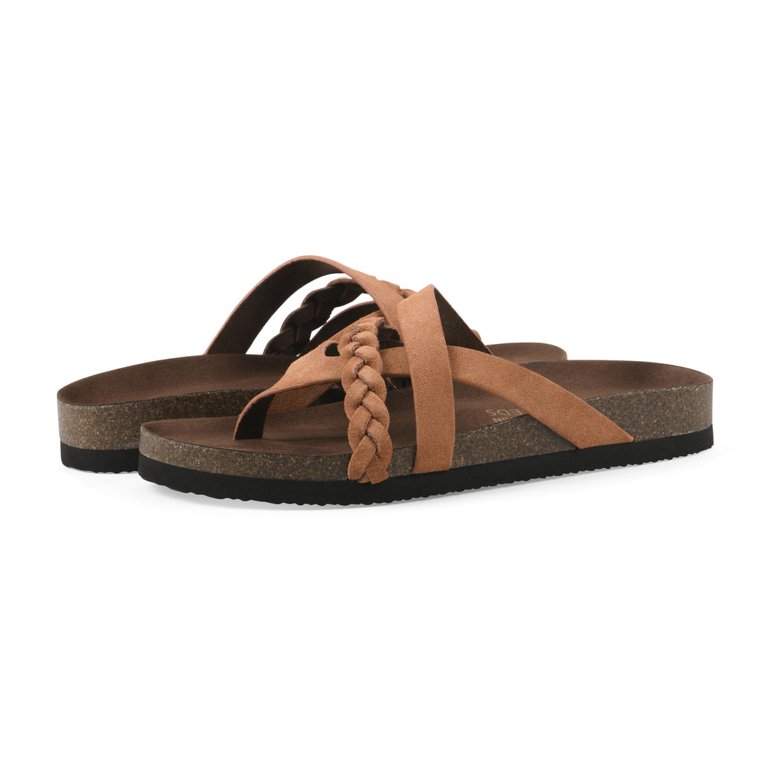 Halogen Footbeds Sandal - Peach Cobbler Suede