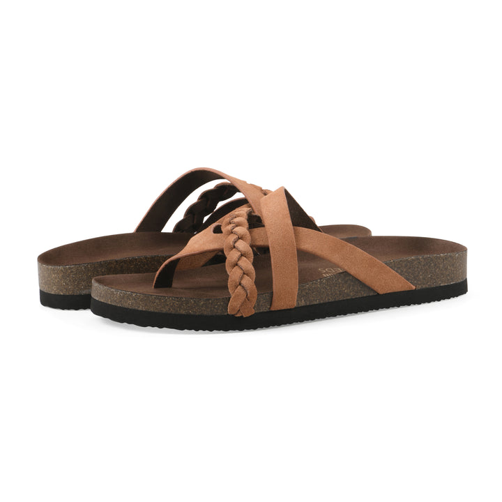 Halogen Footbeds Sandal - Peach Cobbler Suede