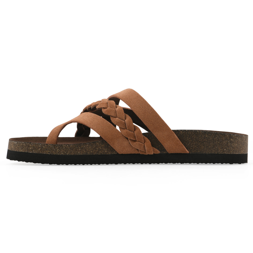 Halogen Footbeds Sandal - Peach Cobbler Suede