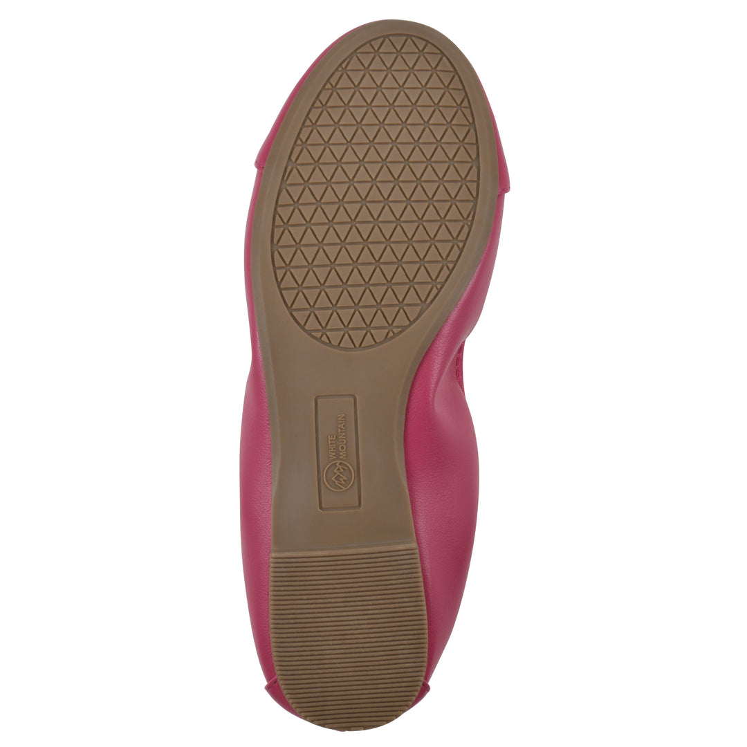 Sunnyside II Flat - Super Pink Faux Leather