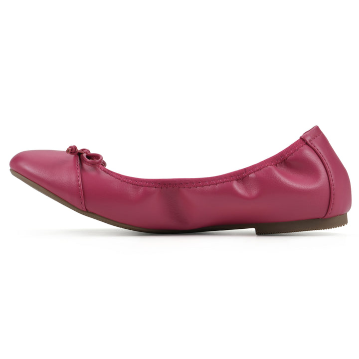 Sunnyside II Flat - Super Pink Faux Leather