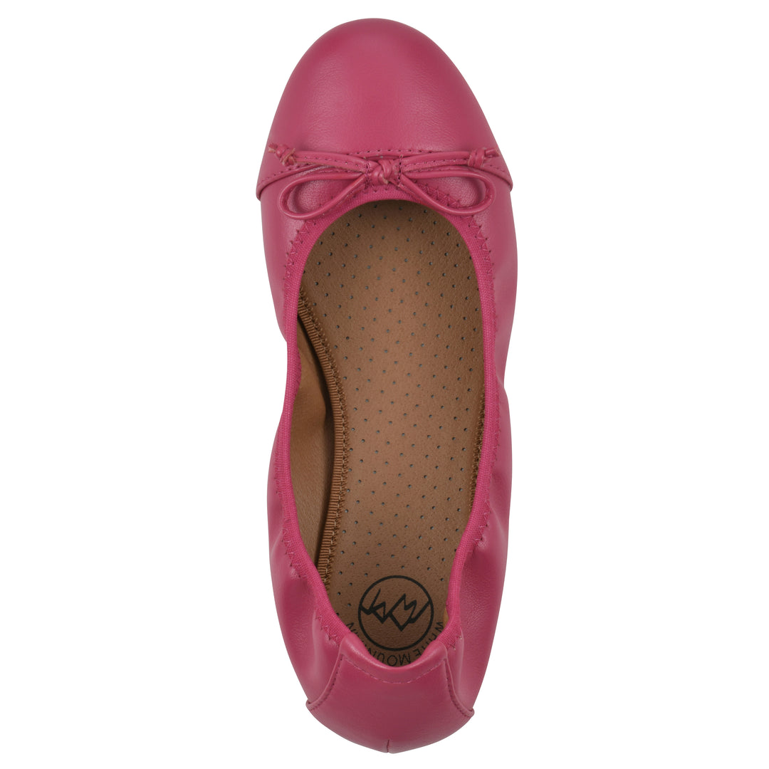 Sunnyside II Flat - Super Pink Faux Leather